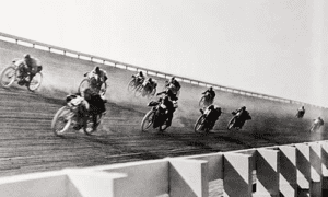 old motorcycle race