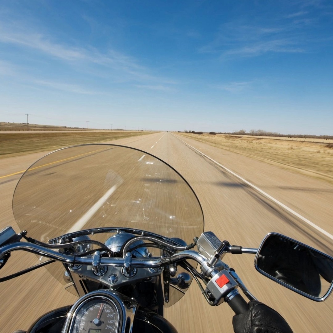 First person motorcycle ride